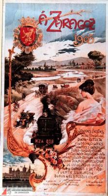 Fiesta patronales en honor de Nuestra Señora del Pilar 1905 Zaragoza